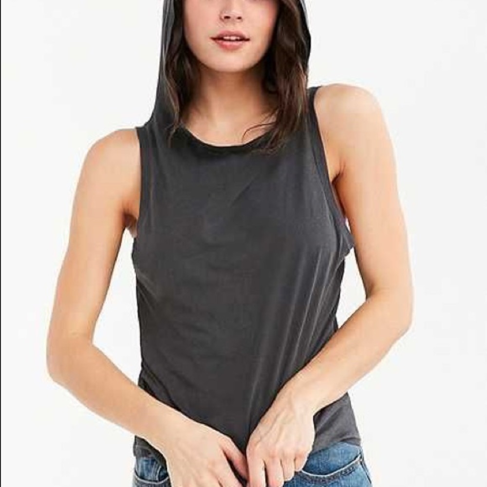 UO hooded shirt